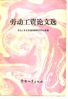 劳动工资论文选
