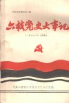 六枝党史大事记  1934-1986