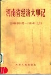 河南省经济大事记  1948.10-1985.12