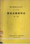 陕西戏曲剧种志  第1辑