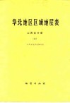 华北地区区域地层表  山西省分册  2