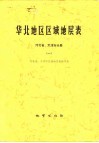 华北地区区域地层表  河北省、天津市分册  1