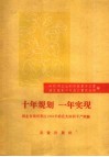 十年规划一年实现  湖北省荆州专区1958年棉花大面积丰产经验 封面