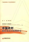 中国农村剩余劳动力转移研究