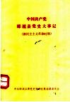中国共产党郾城县党史大事记