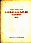 延吉县东盛人民公社英成作业区社会调查报告  初稿