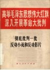 高举毛泽东思想伟大红旗深入开展革命大批判  彻底批判一批反动小说和反动影片