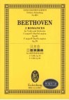 贝多芬  二首浪漫曲  G大调，Op.40  F大调，Op.50 封面