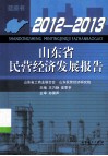 山东省民营经济发展报告  2012-2013 封面