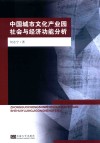 中国城市文化产业园社会与经济功能分析 封面
