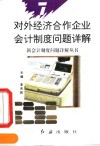 对外经济合作企业会计制度问题详解