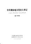 中共潍坊地方党史大事记  1921年7月至1937年7月  送审稿