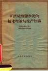 矿渣硫酸盐水泥的技术理论与生产知识