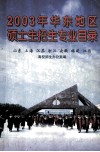 2003年华东地区硕士招生专业目录  山东  上海  江苏  浙江  安徽  福建  江西