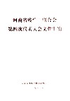 河南省残疾人联合会第四次代表大会文件汇编