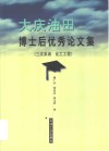 大庆油田博士后优秀论文集  三次采油  化工工程 封面