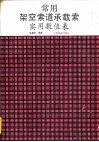 常用架空索道承载索实用数值表