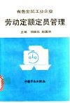 有色金属工业企业劳动定额定员管理