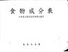 食物成分表