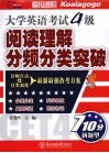 大学英语考试四级  阅读理解分频分类突破 封面