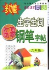 生字生词临摹钢笔字帖  六年级