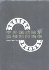 中外滚动轴承型号对照指南