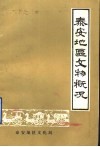 泰安地区文物概况 封面