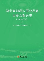 湖北省残疾人事业发展重要文献选编1989-2019  下