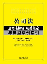 公司法及司法解释相关规定与典型案例指引