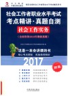 2017社会工作者职业水平考试  考点精讲真题自测  社会工作实务  初级