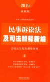 民事诉讼法及司法解释新编  2019最新版