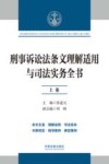 刑事诉讼法条文理解适用与司法实务全书  上