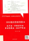 2020国家统一法律职业资格考试学科精讲思维导图  经济法·环境资源法·劳动保障法·知识产权法