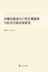 大城市流动人口非正规就业与社会空间分化研究