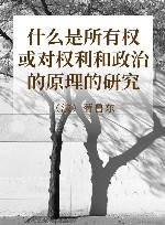 什么是所有权或对权利和政治的原理的研究