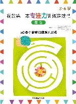 我的第一本专注力训练游戏书  迷宫