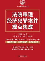 法院审理案件观点集成丛书  法院审理经济犯罪案件观点集成