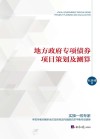 地方政府专项债券项目策划及测算