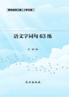 语文字词句63练
