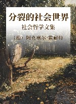 分裂的社会世界  社会哲学文集封面