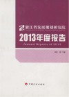 浙江省发展规划研究院2013年度报告封面