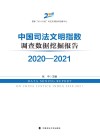 中国司法文明指数调查数据挖掘报告  2020-2021