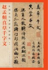 中国历代名碑名帖精选  赵孟俯真草千字文封面