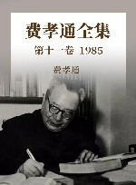 费孝通全集  第11卷  1985