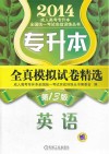 2014专升本全真模拟试卷精选 英语  第13版 电子书封面
