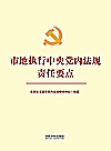 市地执行中央党内法规责任要点封面