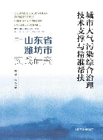 城市大气污染综合治理技术支撑与精准帮扶  基于山东省潍坊市实践研究