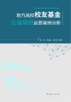 地方高校校友基金公益项目运营案例分析